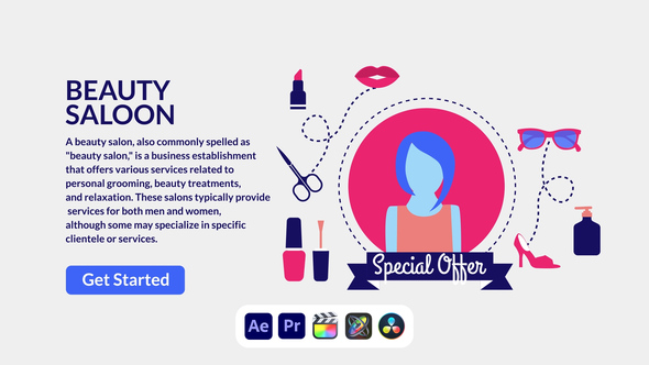 Photo of Beauty Saloon Design Concept – Fashion Beauty Presentation Animation Template – Videohive 50690336