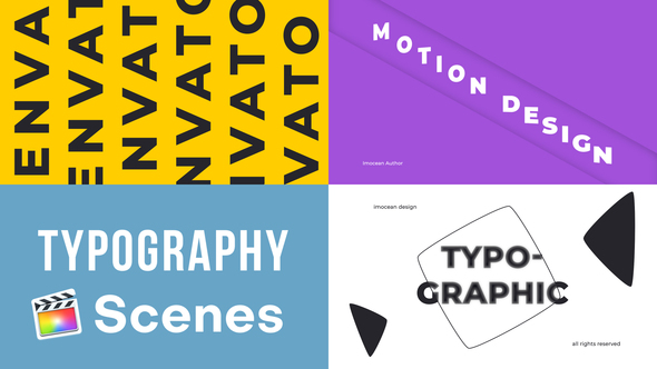 Photo of Big Typography Scenes | FCPX – Videohive 62115976