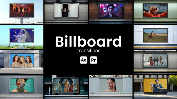 Photo of Billboard Transitions – 12 Photorealistic 3D Cityscape Zoom-Out Reveals (AE & Premiere Pro) – Videohive 58849117