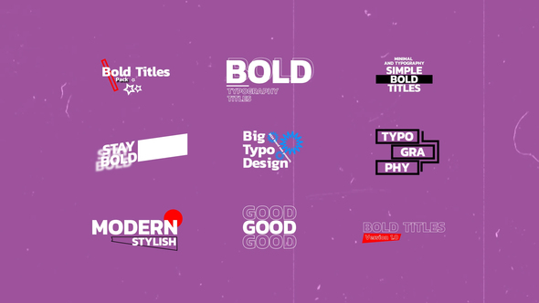 Photo of Bold Titles | FCPX – Videohive 62368247