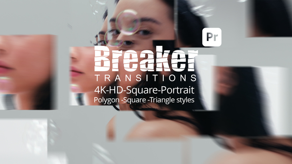 Photo of Breaker Shatter Transitions for Premiere Pro 2022+ – 3 Geometric Styles, 12 per Format – Videohive 57666342