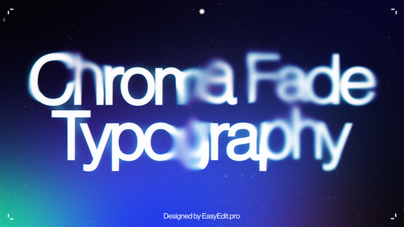 Photo of Chroma Fade Typography – Videohive 62291206