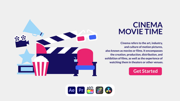 Photo of Cinema Design Concept – Movie Production Presentation Animation Template – Videohive 50690349