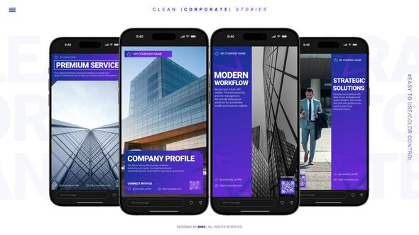 Photo of Clean Corporate Stories (MoGRT) – Videohive 62254138