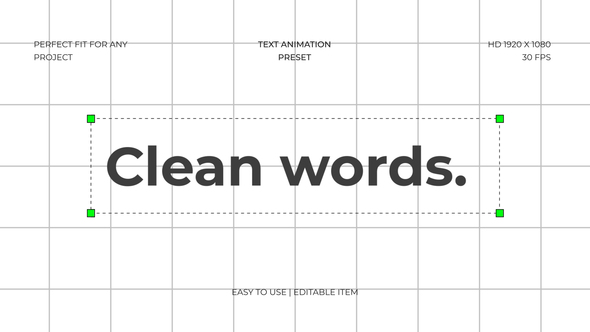 Photo of Clean Text Animation – Videohive 62074304