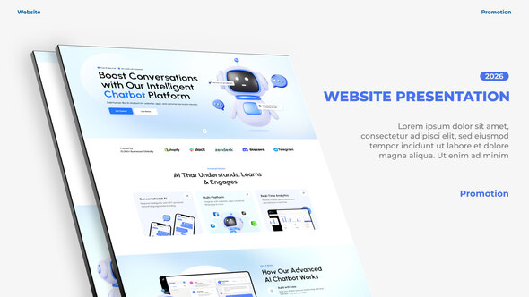 Photo of Clean Website Presentation! – Videohive 62391797
