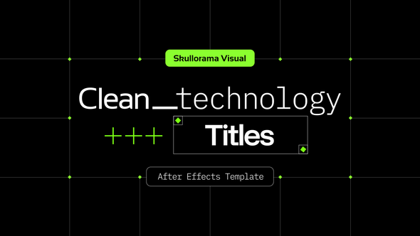 Photo of Clean-Tech Titles – Videohive 62138504