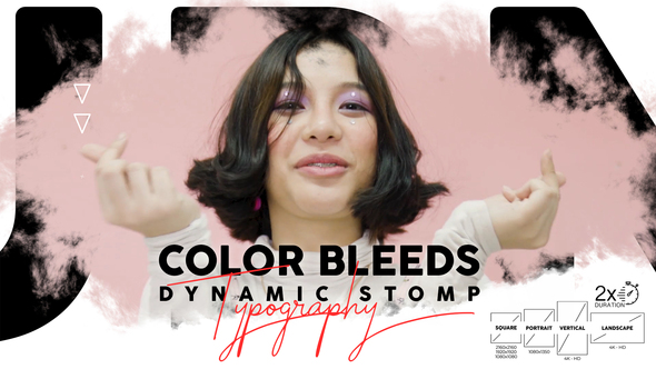 Photo of Color Bleeds – Dynamic Stomp Kinetic Typography Opener with Ink/Paint Bleed Reveals – Videohive 24335901