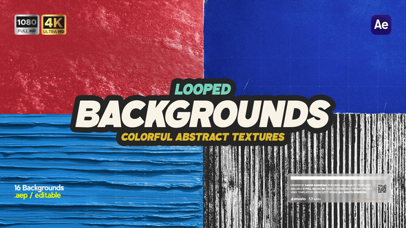 Photo of Colorful Abstract Texture Backgrounds – Videohive 62402776