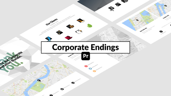 Photo of Corporate Endings for Premiere Pro – Clean Professional Outro Animation Template – Videohive 51671125