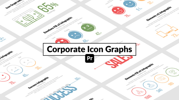 Photo of Corporate Icon Graphs for Premiere Pro – Clean Business Data Visualization Animation Template – Videohive 51669442