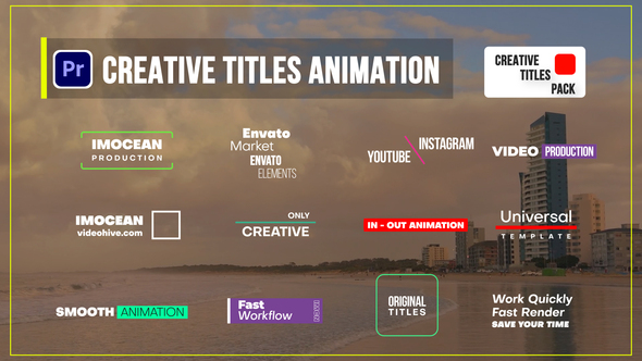 Photo of Creative Titles Animation – Videohive 62313085