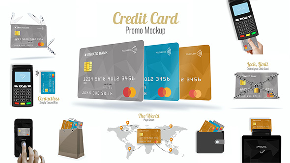 Photo of Credit Card Promo Mock-up | 3 Card Setups + Smartphone & Tablet Versions (Up to 4K) – Videohive 20535580