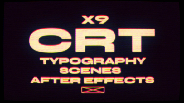 Photo of CRT Typography Scenes for After Effects – Videohive 62336075