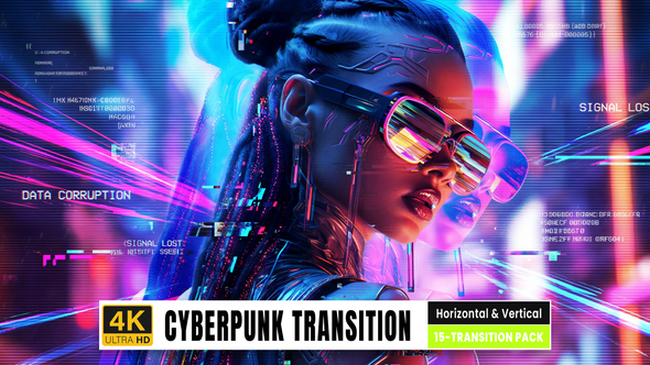 Photo of Cyberpunk Digital Glitch Transition MOGRT – Videohive 62526630