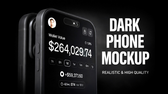 Photo of Dark Phone Mockup | Mobile App Presentation. MOGRT – Videohive 62336432