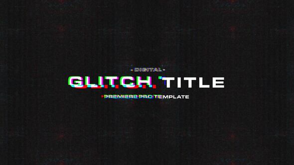 Photo of Digital Glitch Title – Premiere Pro MOGRT – Videohive 62471247