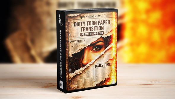 Photo of Dirty Torn Paper Rip Transition for Premiere Pro FHD – Videohive 62423627