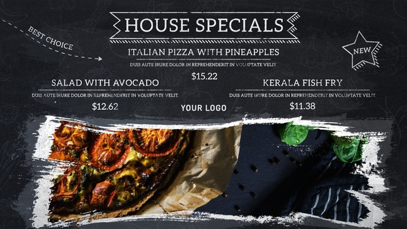 Photo of Dishes Slideshow & Restaurant Menu – Videohive 24209509