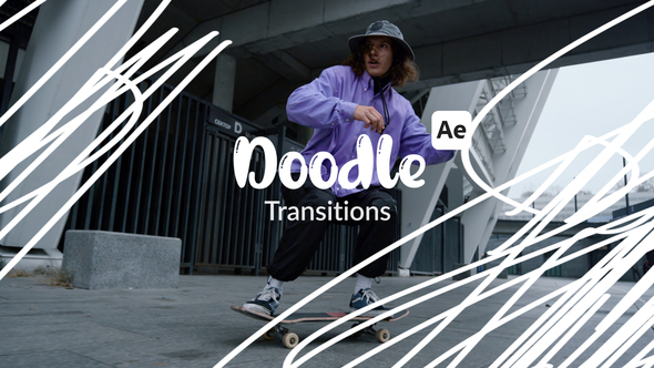 Photo of Doodle Line Transitions – 10 Hand-Drawn Sketchy Marker/Pencil Animations – Videohive 54746459