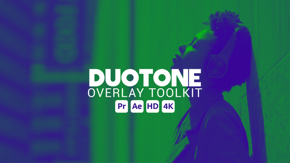 Photo of Duotone Overlay Toolkit – 12 Minimal Retro Effects for After Effects & Premiere Pro (MOGRT) – Videohive 48888226