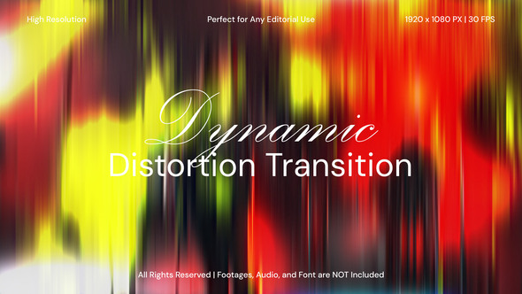 Photo of Dynamic Distortion Transitions Pack for After Effects – Videohive 62119786