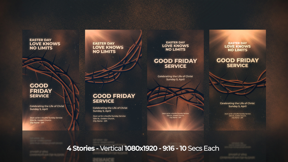 Photo of Easter Service Instagram Stories – Videohive 62384319