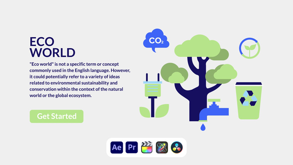 Photo of Eco World Design Concept – Green Sustainability Presentation Animation Template – Videohive 50690691