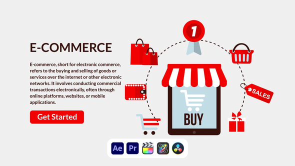 Photo of E-Commerce Design Concept – Online Store Business Presentation Animation Template – Videohive 50690643
