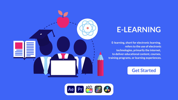 Photo of E-Learning Design Concept – Modern Online Education Presentation Animation Template – Videohive 50690673