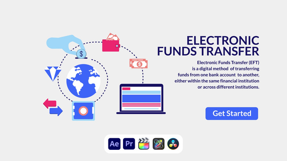 Photo of Electronics Funds Transfer Design Concept – Modern Online Payment Presentation Animation Template – Videohive 50690709
