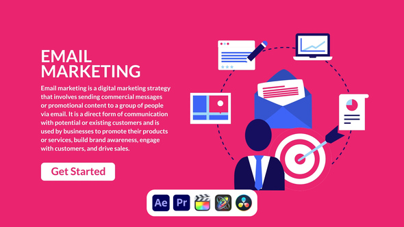 Photo of Email Marketing Design Concept – Modern Campaign Strategy Presentation Animation Template – Videohive 50690718