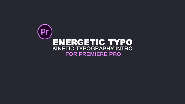 Photo of Energetic Kinetic Typography Intro for Premiere Pro – Bold Black & White Text Opener – Videohive 23154702