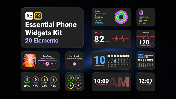 Photo of Essential Phone Widgets Kit – Videohive 62296571