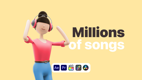 Photo of Explainer Girl Music Store – Online Music Shop Animation Template – Videohive 50622914