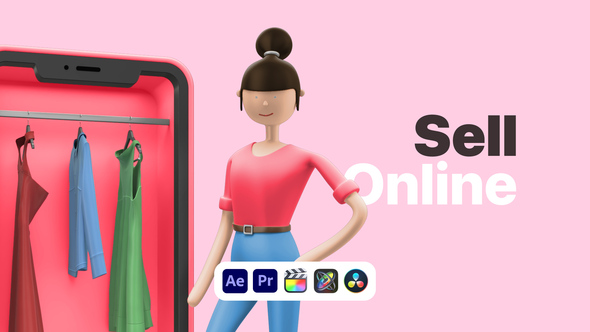 Photo of Explainer Girl Online Shopping – E Commerce Store Animation Template – Videohive 50622934
