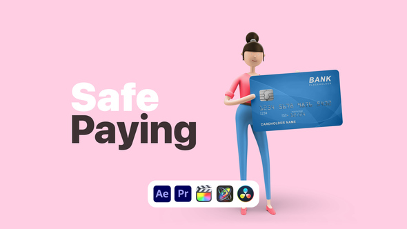 Photo of Explainer Girl Safe Paying – Secure Online Payment Animation Template – Videohive 50622942
