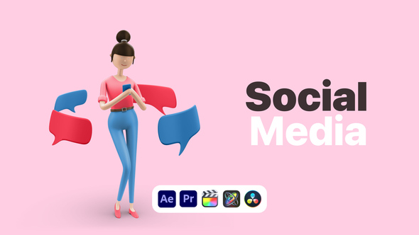 Photo of Explainer Girl Social Media – Social Network Marketing Animation Template – Videohive 50622950