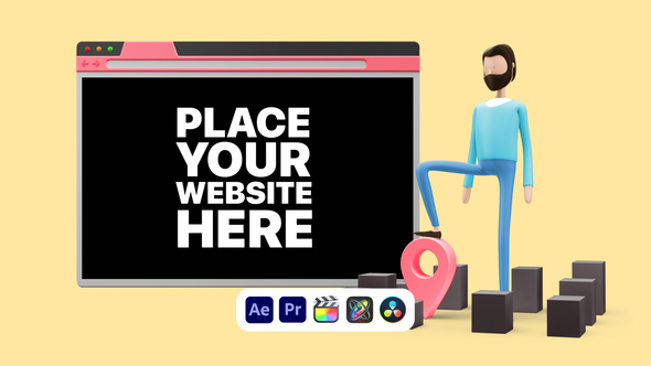 Photo of Explainer Man Map – Navigation Location Presentation Animation Template – Videohive 50639629