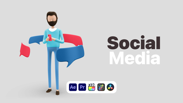 Photo of Explainer Man Social Media – Social Network Marketing Animation Template – Videohive 50639685