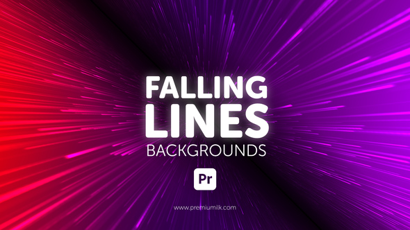 Photo of Falling Lines Backgrounds for Premiere Pro – Dynamic Vertical Lines Motion Background Pack – Videohive 45075697