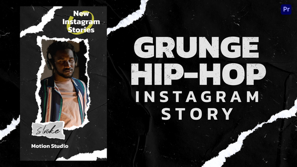 Photo of Fast Grunge Hip-Hop Story & Reels Mogrt – Videohive 62197589