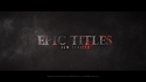 Photo of Fire Smoke Trailer Title – Videohive 62375452
