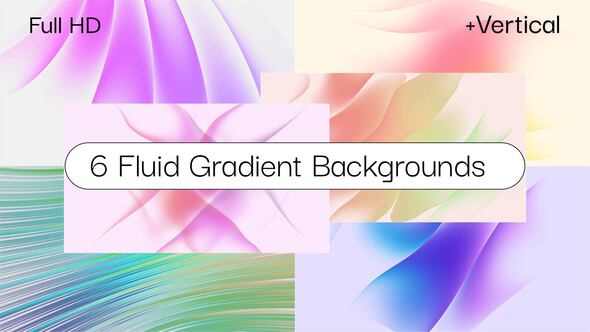 Photo of Fluid Gradient Backgrounds | Horizontal & Vertical Abstract Gradients – Videohive 62354017