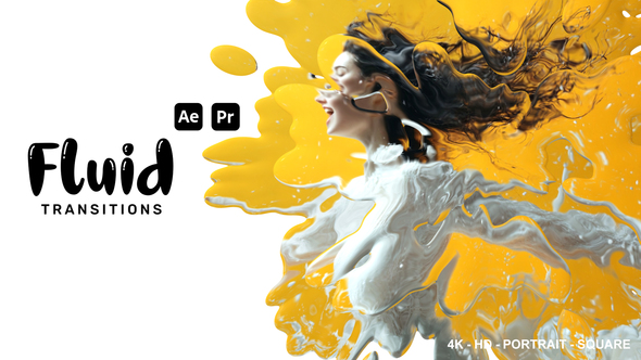 Photo of Fluid Transitions Pack – Realistic Liquid for After Effects CC2020+ & Premiere Pro 2022+ – Videohive 58200724
