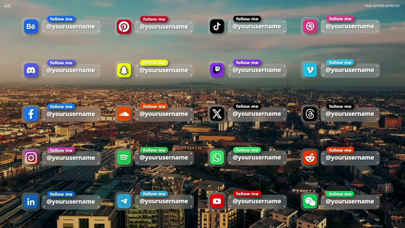 Photo of Frosted Glass Social Media Lower Thirds – Videohive 62157263