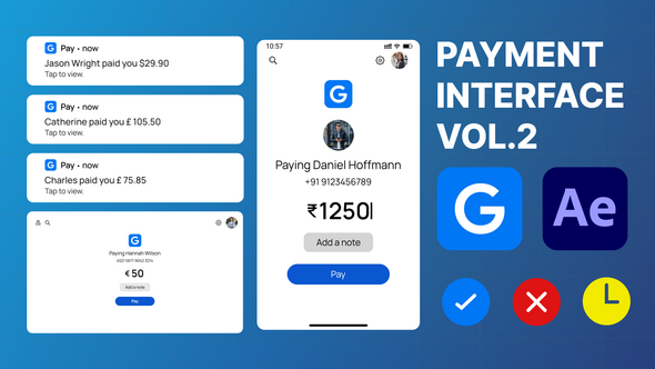 Photo of G Payments User Interface – Videohive 62318967
