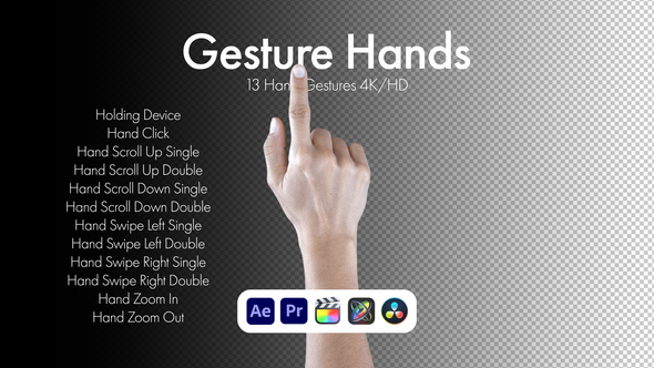 Photo of Gestures Hands – Animated Hand Gesture Motion Elements Pack – Videohive 50810030