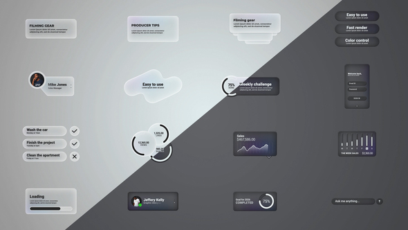 Photo of Glass Infographics Callouts – Videohive 62177459