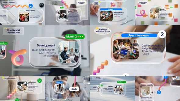 Photo of Glass Liquid Timeline Product Launch – Videohive 62253815